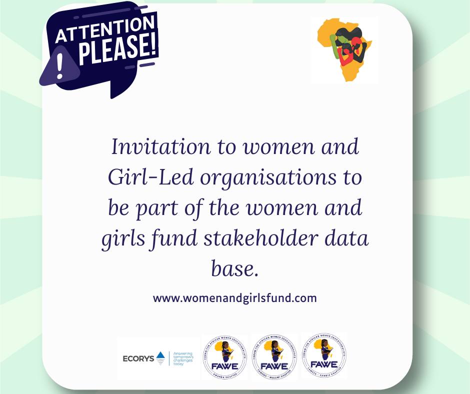 Invitation to Women and Girl-Led Organisations (WGLOs)