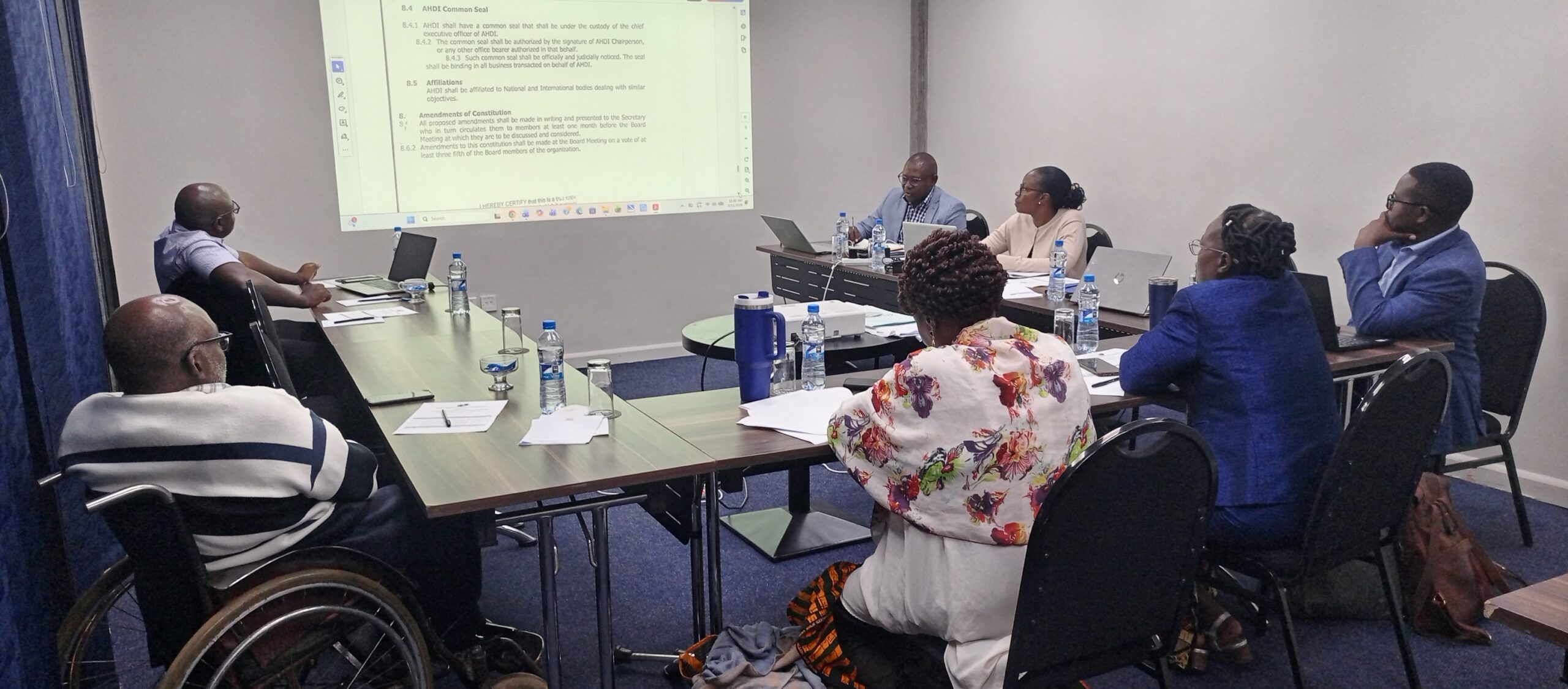 Strengthening Foundations: AHDI Board Reviews Constitution to Enhance Governance and Oversight